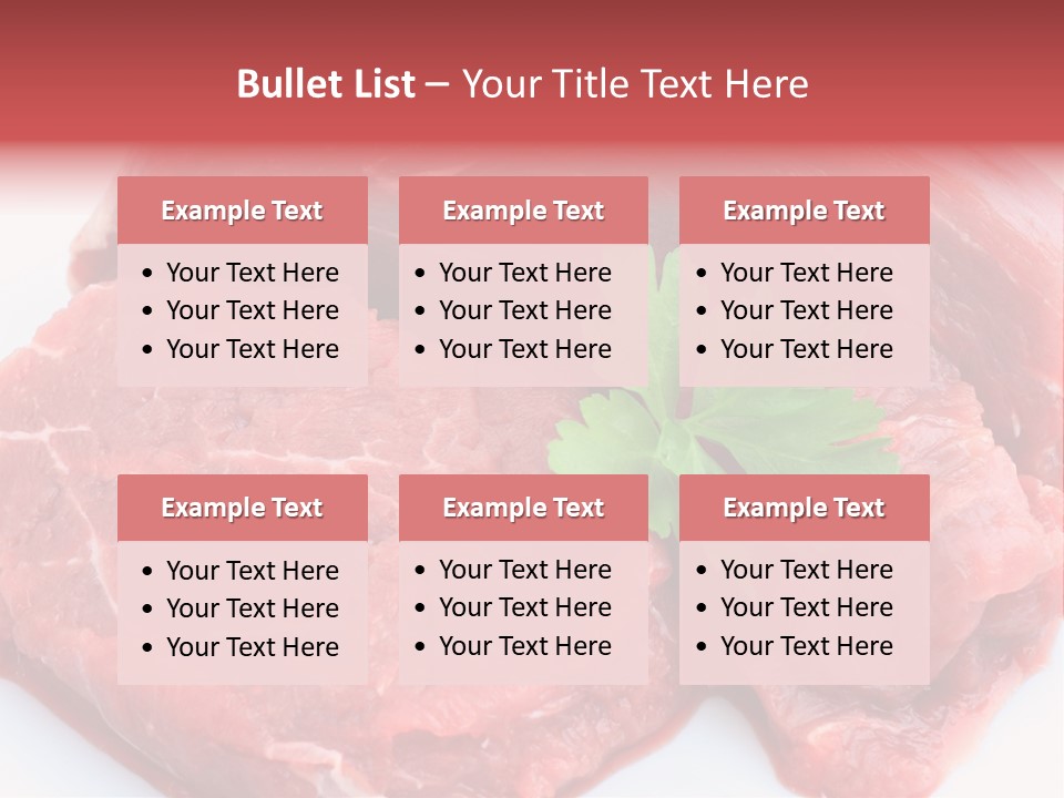 Barbecue Juicy Bouquet PowerPoint Template