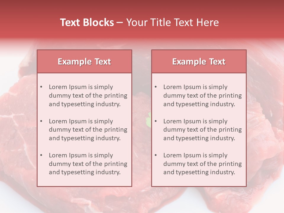 Barbecue Juicy Bouquet PowerPoint Template