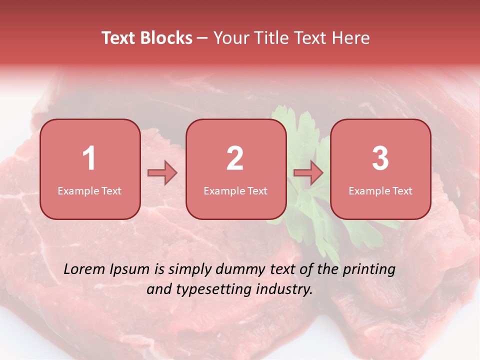 Barbecue Juicy Bouquet PowerPoint Template