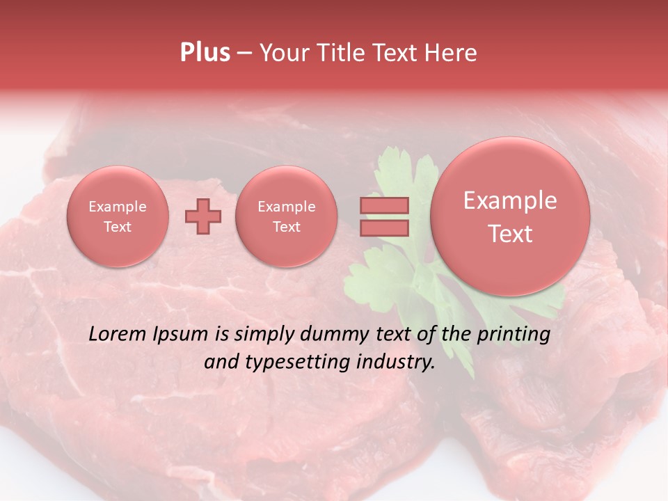 Barbecue Juicy Bouquet PowerPoint Template