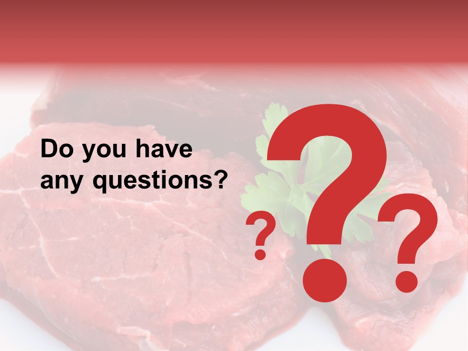 Barbecue Juicy Bouquet PowerPoint Template