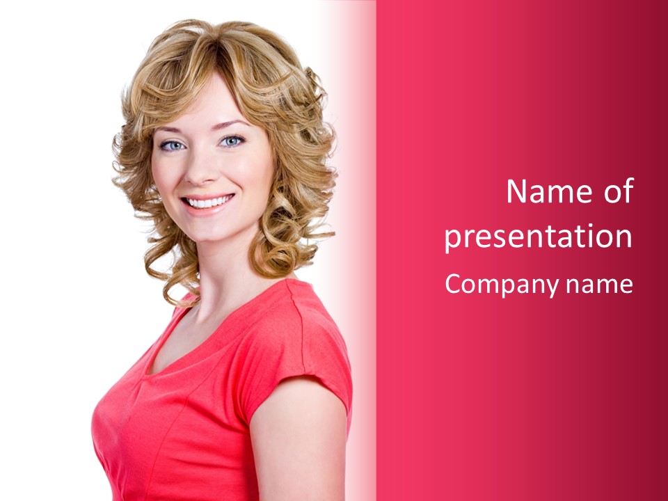 Studio Cute Smiling PowerPoint Template