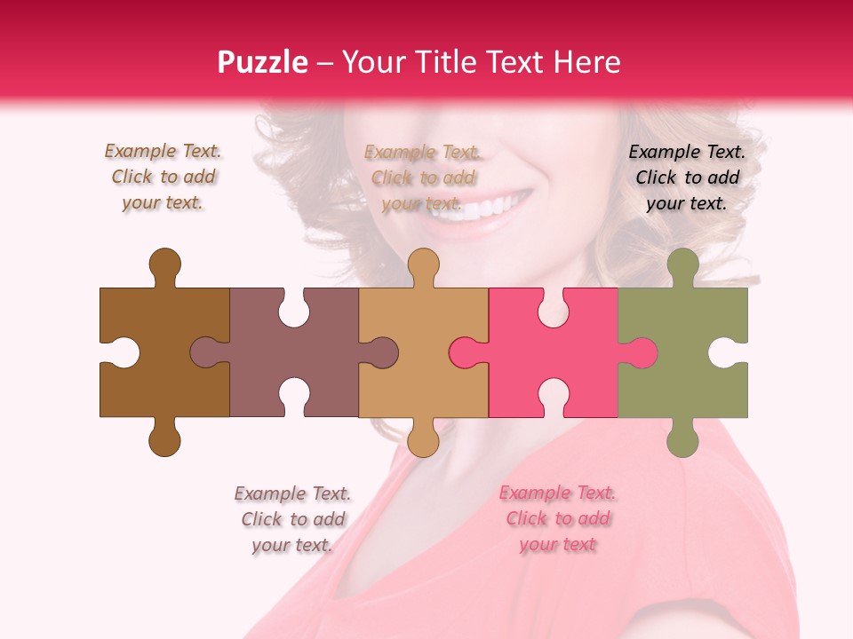 Studio Cute Smiling PowerPoint Template