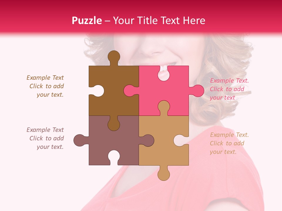 Studio Cute Smiling PowerPoint Template