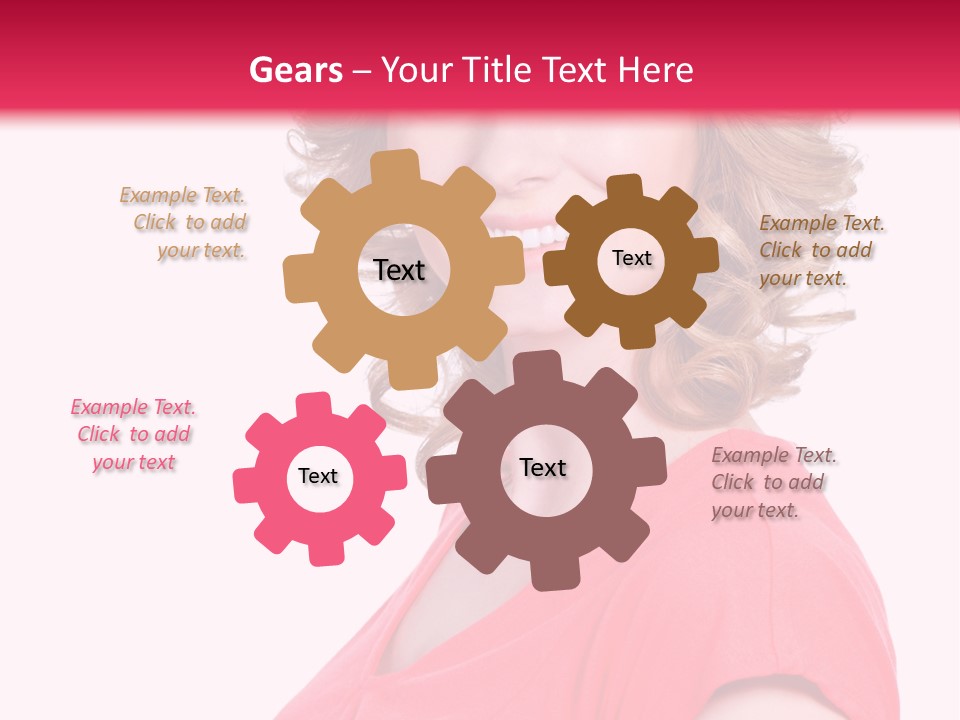 Studio Cute Smiling PowerPoint Template