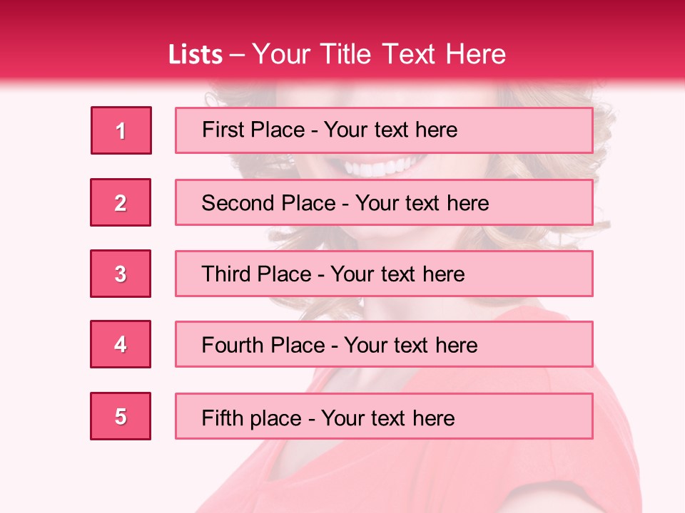 Studio Cute Smiling PowerPoint Template