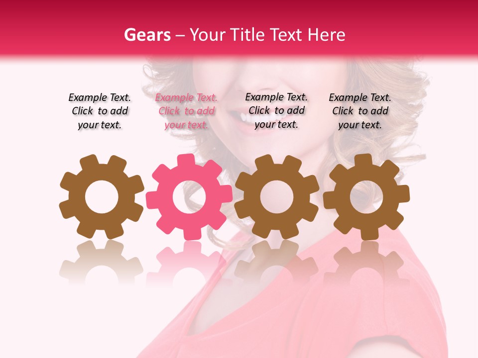 Studio Cute Smiling PowerPoint Template