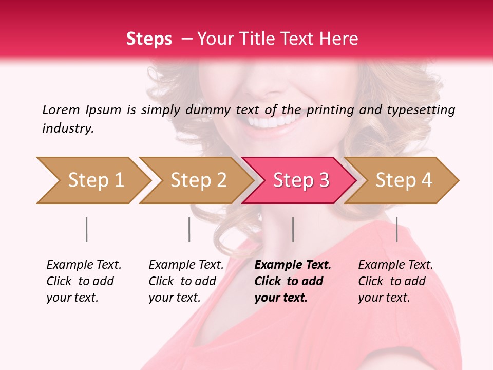 Studio Cute Smiling PowerPoint Template