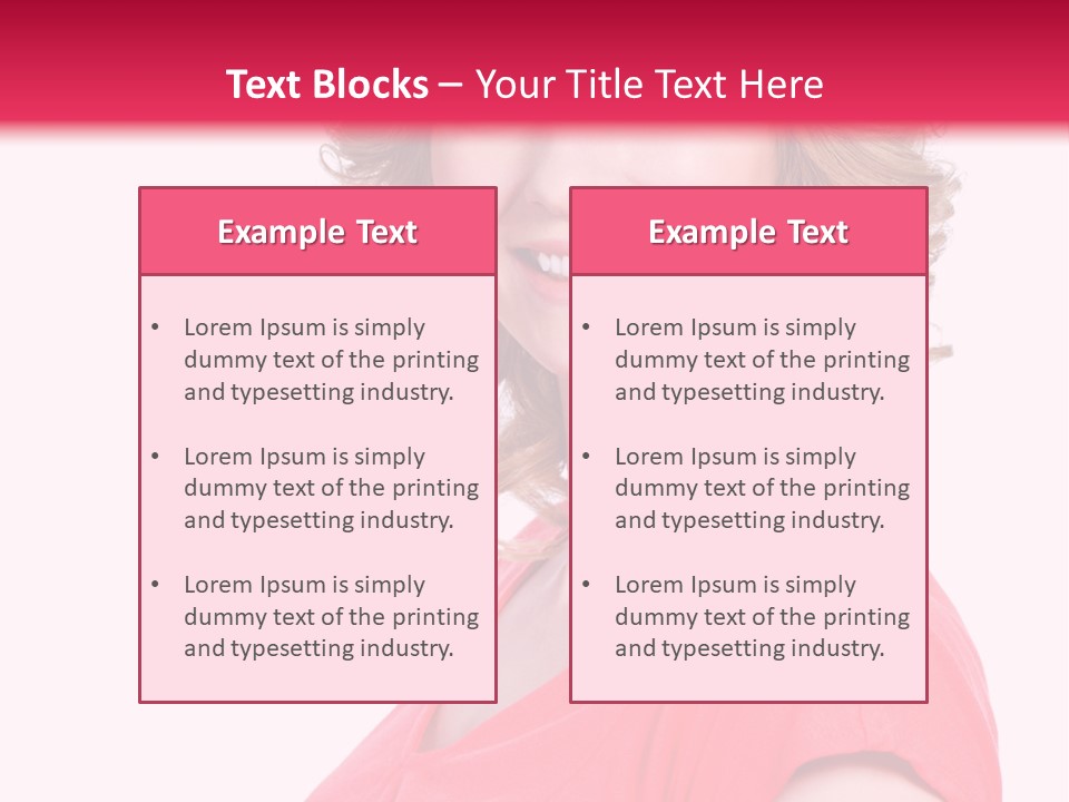 Studio Cute Smiling PowerPoint Template