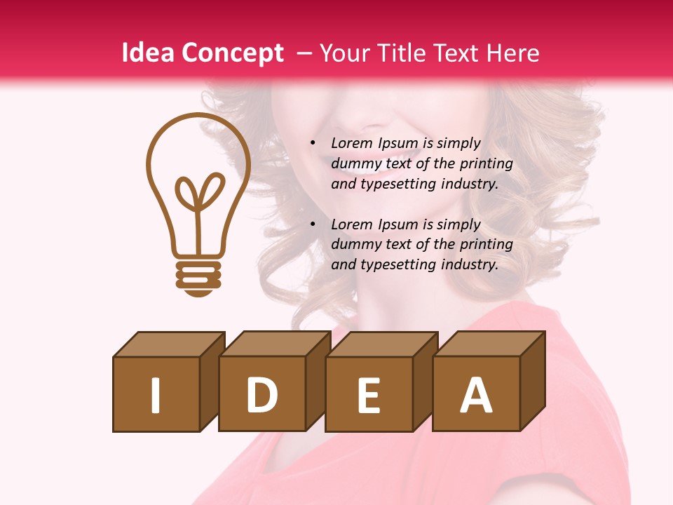 Studio Cute Smiling PowerPoint Template