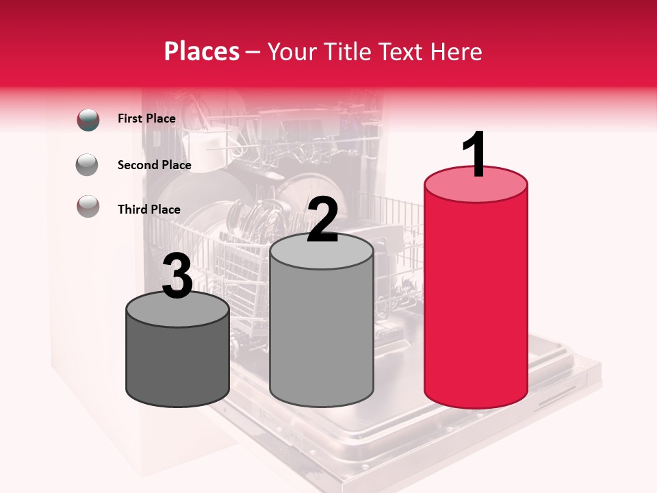 Still Life Cuisine White PowerPoint Template