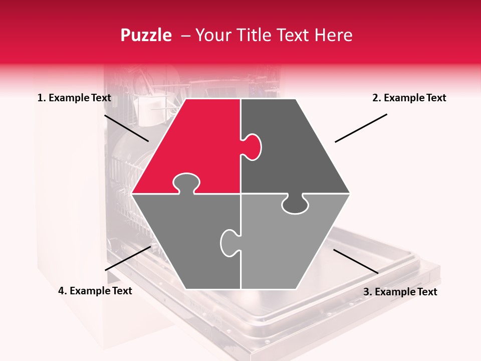 Still Life Cuisine White PowerPoint Template
