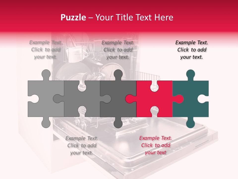 Still Life Cuisine White PowerPoint Template