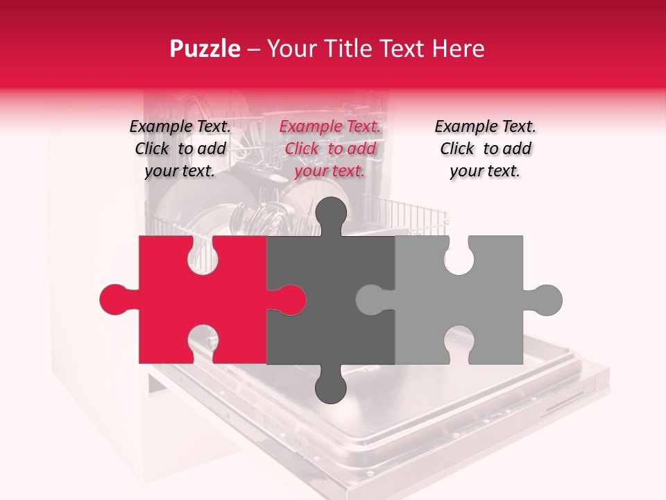 Still Life Cuisine White PowerPoint Template