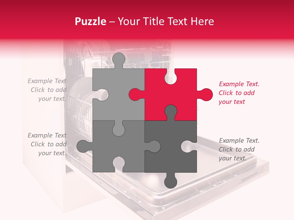 Still Life Cuisine White PowerPoint Template