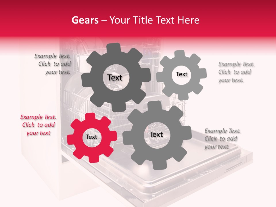 Still Life Cuisine White PowerPoint Template