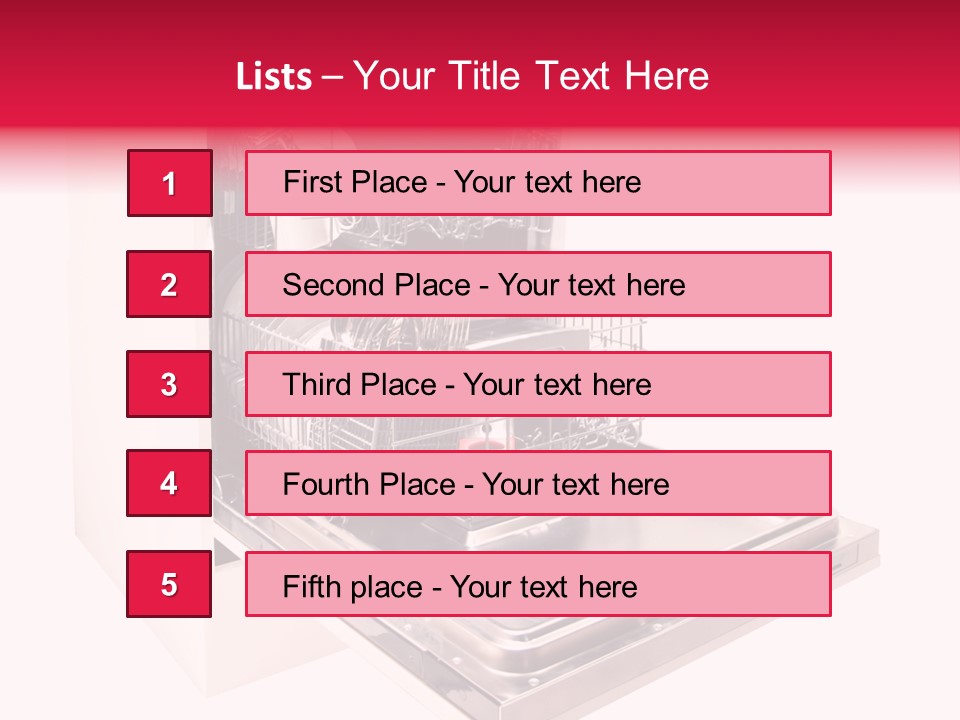 Still Life Cuisine White PowerPoint Template