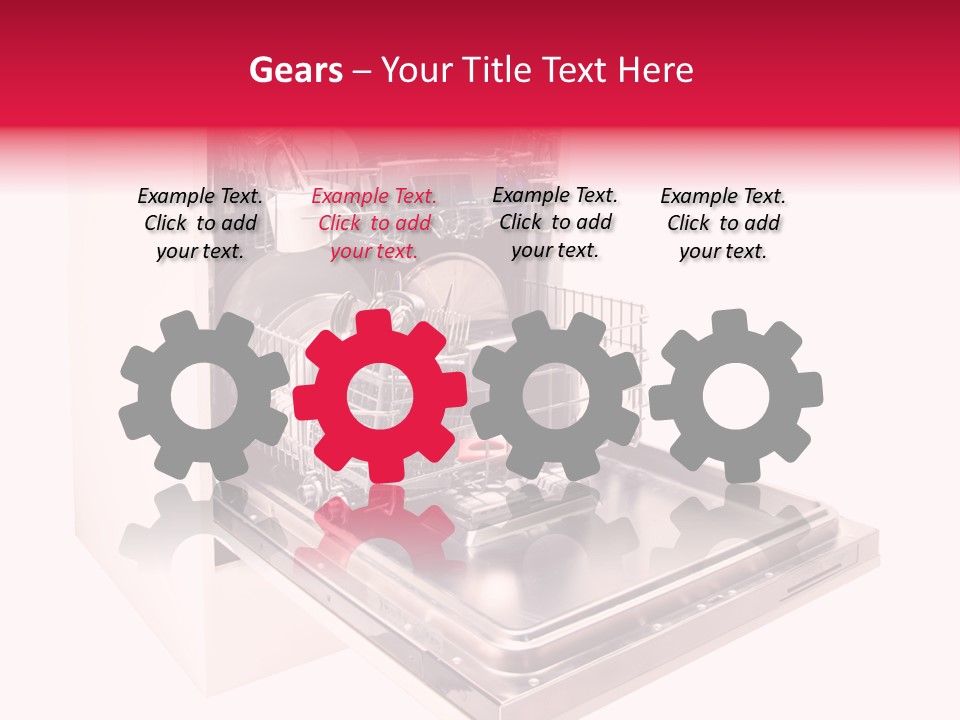 Still Life Cuisine White PowerPoint Template