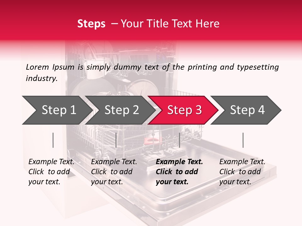Still Life Cuisine White PowerPoint Template