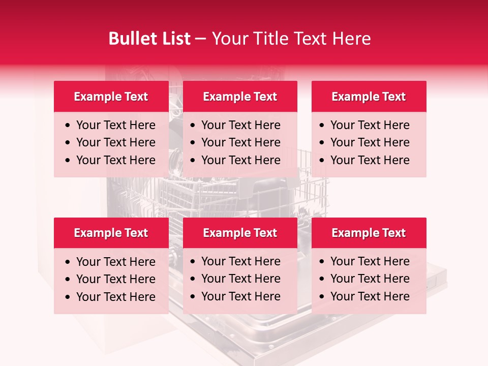 Still Life Cuisine White PowerPoint Template