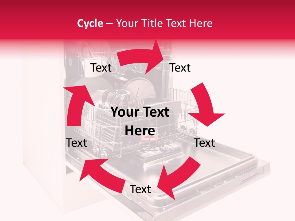 Still Life Cuisine White PowerPoint Template