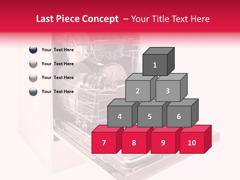 Still Life Cuisine White PowerPoint Template