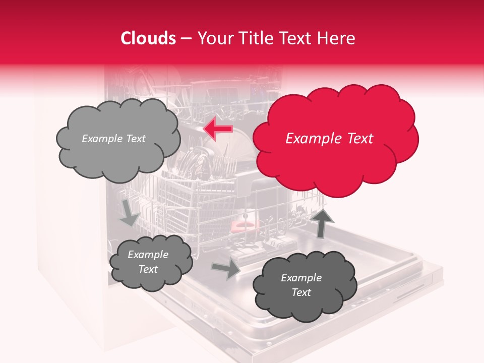 Still Life Cuisine White PowerPoint Template