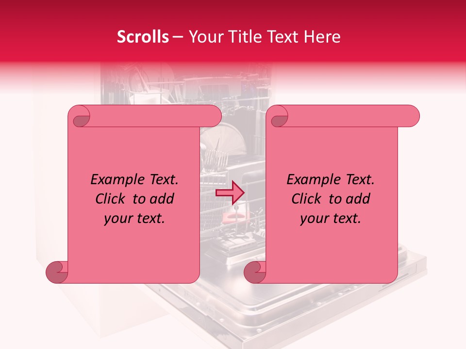 Still Life Cuisine White PowerPoint Template