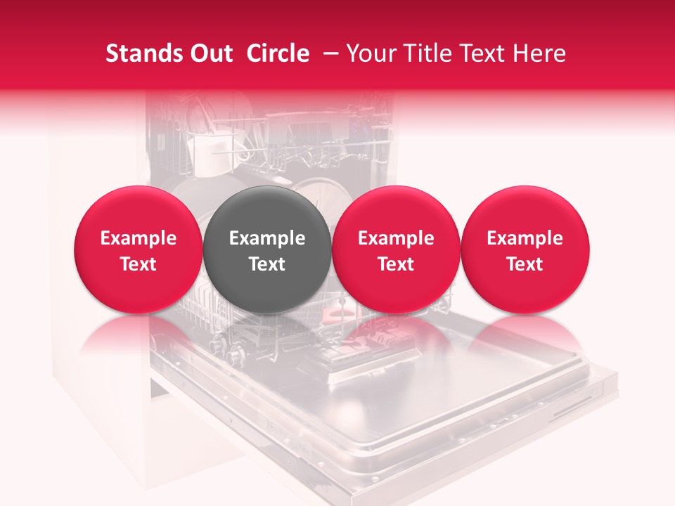 Still Life Cuisine White PowerPoint Template