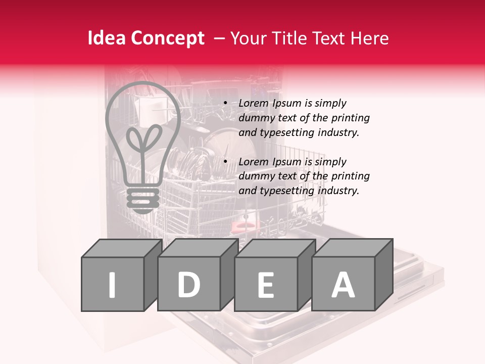 Still Life Cuisine White PowerPoint Template