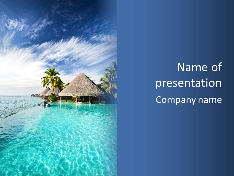 Infinity Cloud Tropical PowerPoint Template