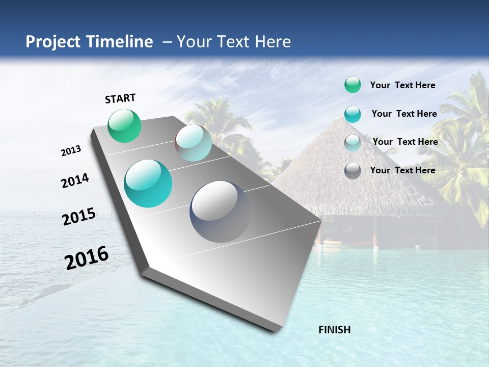 Infinity Cloud Tropical PowerPoint Template