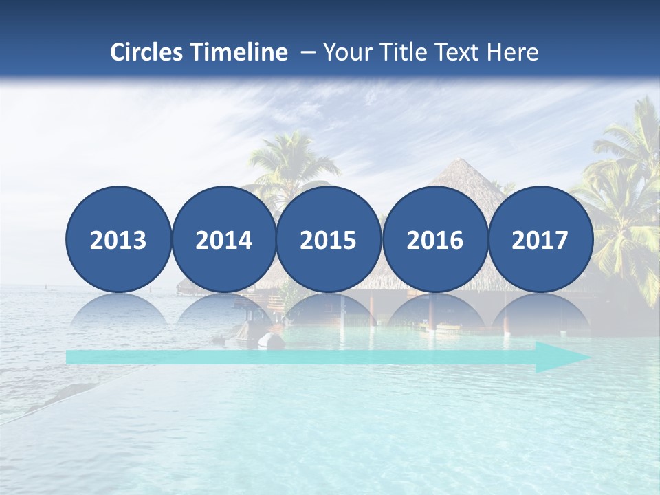 Infinity Cloud Tropical PowerPoint Template