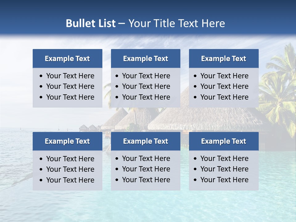 Infinity Cloud Tropical PowerPoint Template
