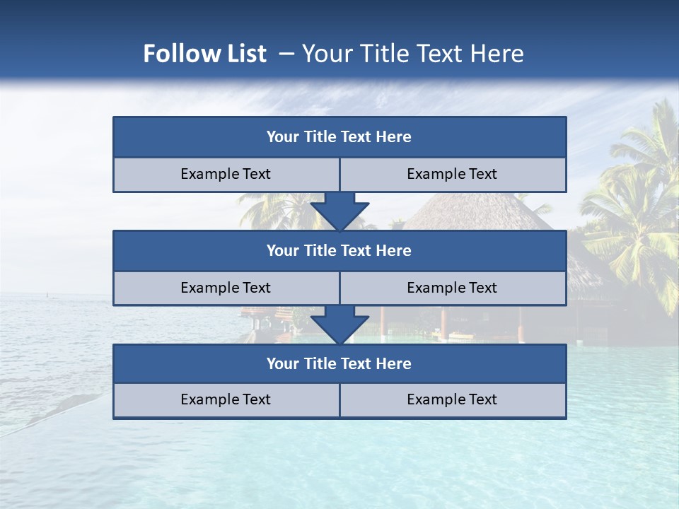 Infinity Cloud Tropical PowerPoint Template