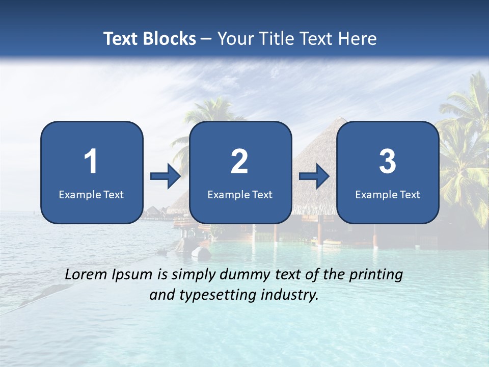 Infinity Cloud Tropical PowerPoint Template