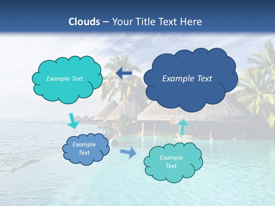 Infinity Cloud Tropical PowerPoint Template
