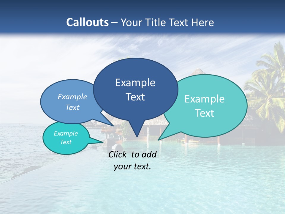 Infinity Cloud Tropical PowerPoint Template
