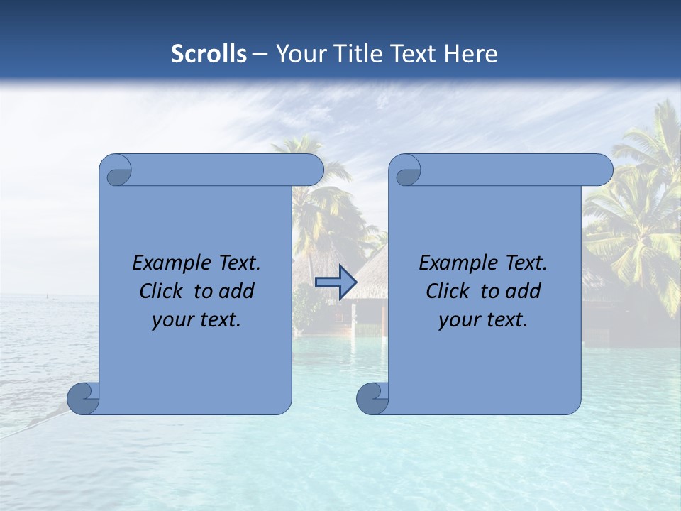 Infinity Cloud Tropical PowerPoint Template