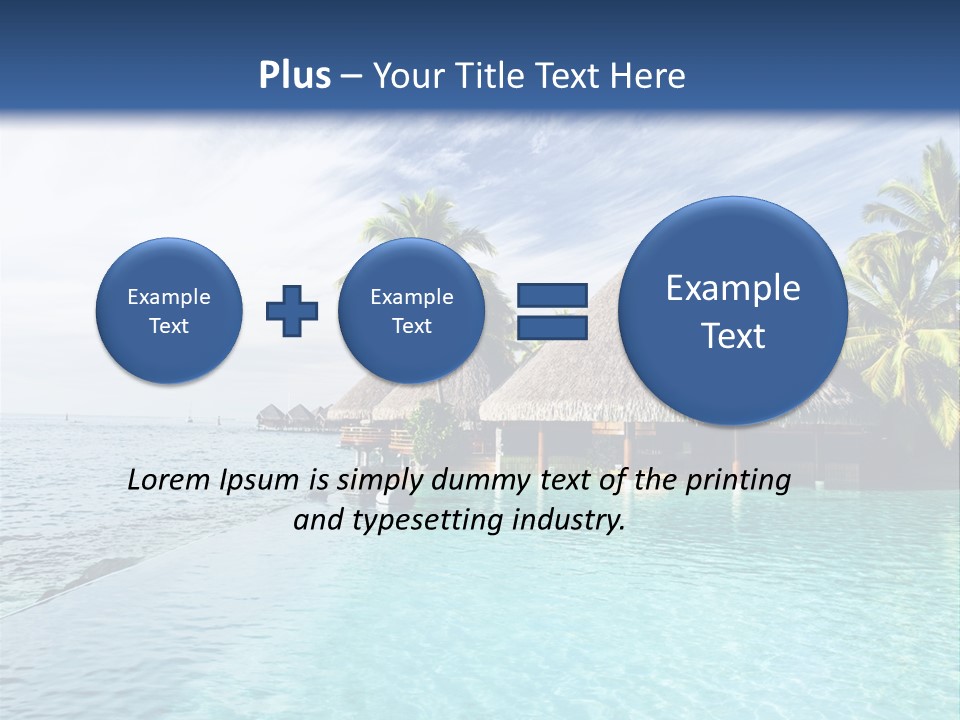 Infinity Cloud Tropical PowerPoint Template