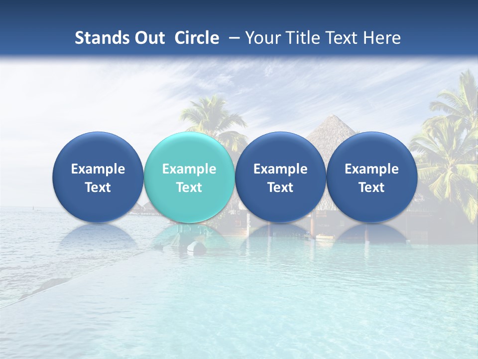 Infinity Cloud Tropical PowerPoint Template