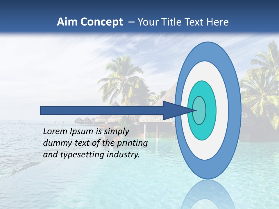 Infinity Cloud Tropical PowerPoint Template