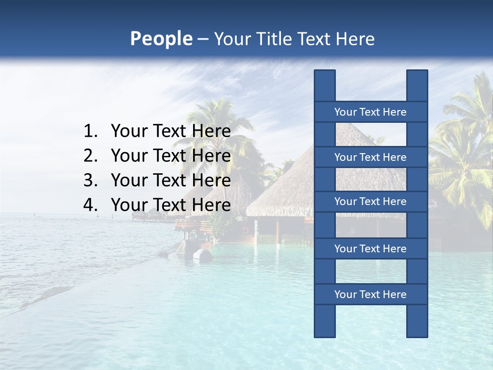 Infinity Cloud Tropical PowerPoint Template