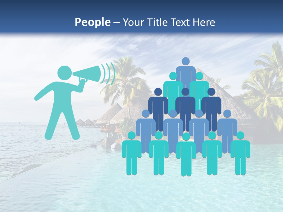 Infinity Cloud Tropical PowerPoint Template