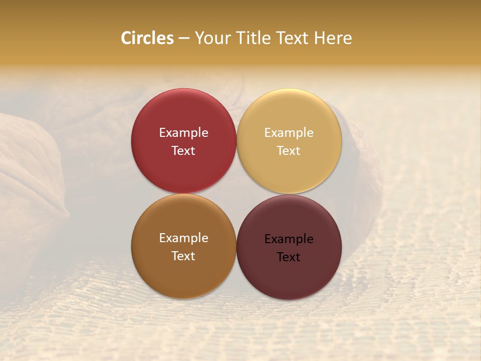 Nutty Nature Fruit PowerPoint Template