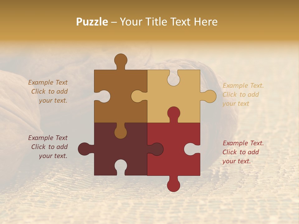 Nutty Nature Fruit PowerPoint Template