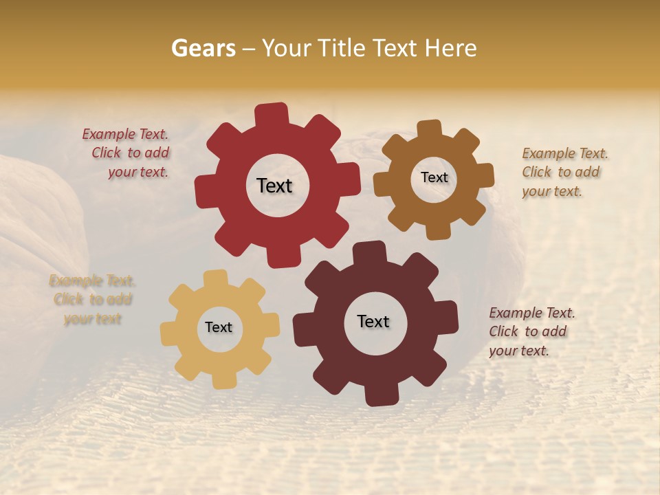 Nutty Nature Fruit PowerPoint Template