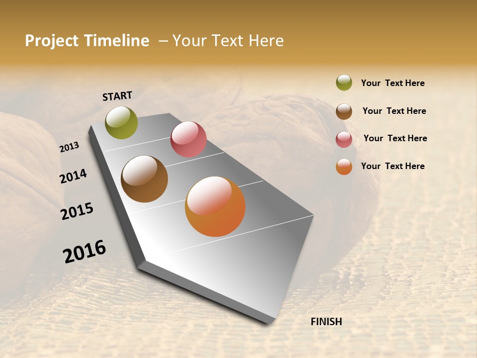 Nutty Nature Fruit PowerPoint Template