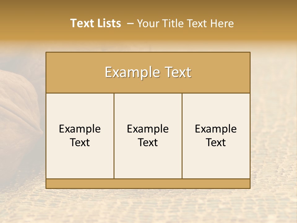 Nutty Nature Fruit PowerPoint Template