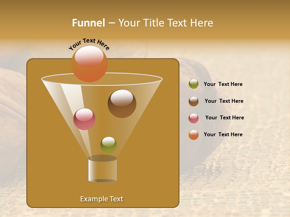 Nutty Nature Fruit PowerPoint Template